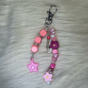 Pink Bag Charm / keychain